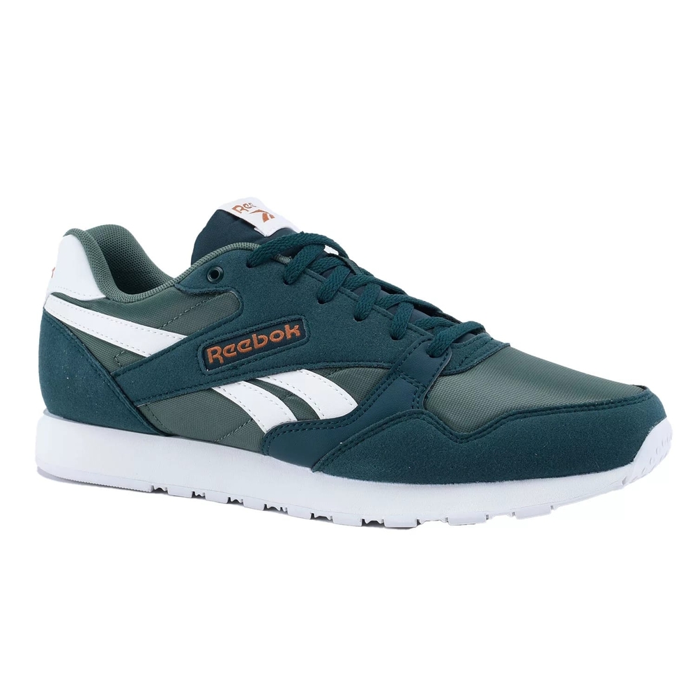 Reebok Classic Green and White Sneakers